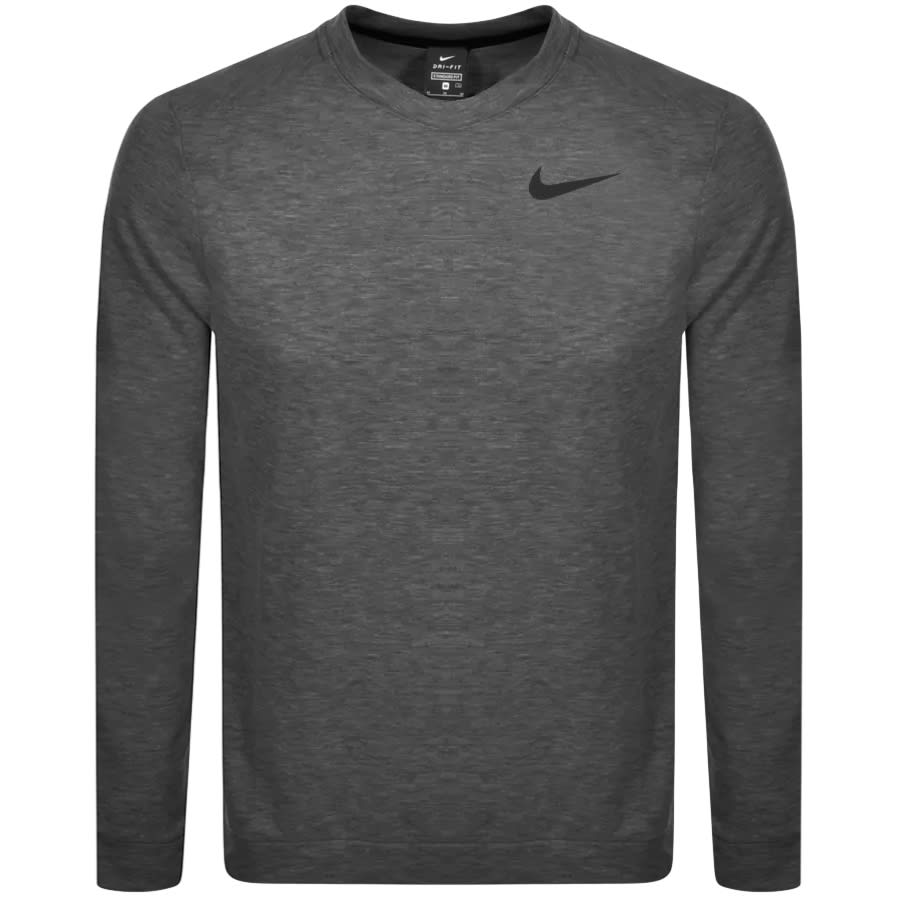 Alternative Image for ProductNike Training Logo Sweatshirt Grey1